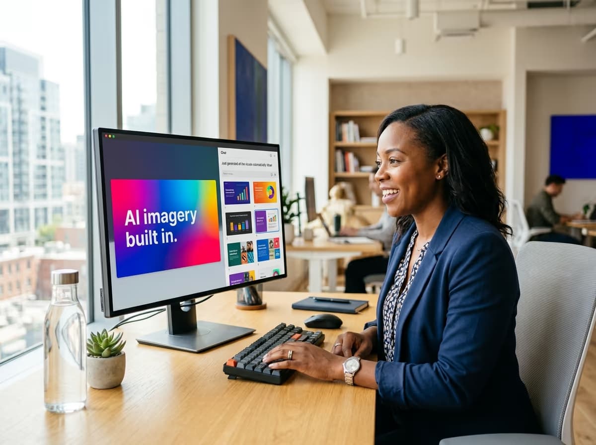 AI imagery built in